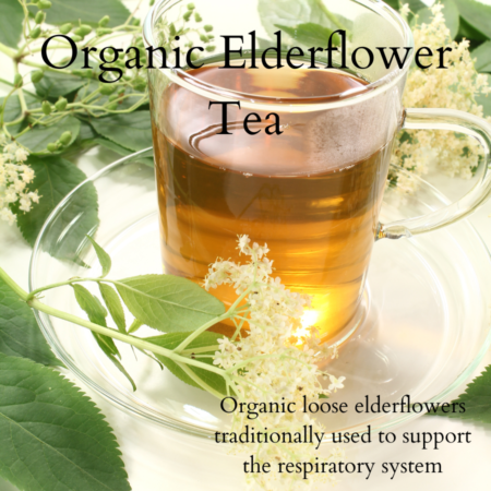 Organic loose elderflower tea