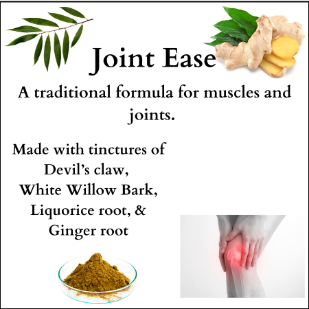 A traditional blend of tinctures for joint and muscle pain, arthritis, osteoarthritis, fibromyalgia